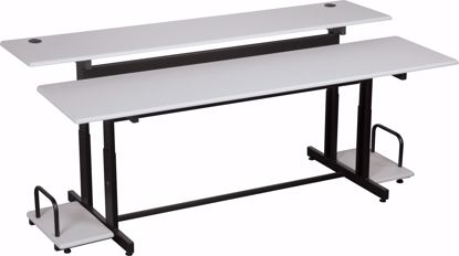 Picture of SPLIT LEVEL - 72  (Gray)  72"W - Master