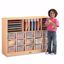 Picture of MapleWave® Sectional Cubbie-Tray Mobile Unit - with Clear Trays