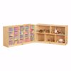 Picture of Jonti-Craft® 20 Cubbie-Tray Fold-n-Lock - with Clear Trays