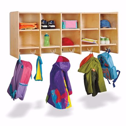 Picture of Jonti-Craft® 10 Section Wall Mount Coat Locker - without Trays