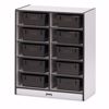 Picture of 10 Tub Mobile Storage - without Tubs - Yellow