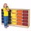 Picture of Jonti-Craft® 25 Tub Mobile Storage - with Colored Tubs