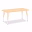 Picture of Berries® Rectangle Activity Table - 24" X 48", E-height - Maple/Maple/Camel