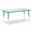 Picture of Berries® Rectangle Activity Table - 30" X 60", A-height - Gray/Green/Green