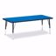 Picture of Berries® Rectangle Activity Table - 30" X 72", T-height - Blue/Black/Black