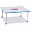 Picture of Berries® Square Activity Table - 48" X 48", Mobile - Gray/Teal/Gray