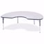 Picture of Berries® Kidney Activity Table - 48" X 72", E-height - Gray/Navy/Navy