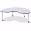 Picture of Berries® Kidney Activity Table - 48" X 72", Mobile - Gray/Blue/Gray