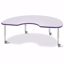 Picture of Berries® Kidney Activity Table - 48" X 72", Mobile - Gray/Purple/Gray