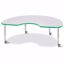 Picture of Berries® Kidney Activity Table - 48" X 72", Mobile - Gray/Green/Gray