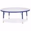 Picture of Berries® Round Activity Table - 48" Diameter, T-height - Gray/Blue/Blue