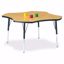 Picture of Berries® Four Leaf Activity Table - 48", E-height - Oak/Black/Black