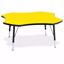 Picture of Berries® Four Leaf Activity Table - 48", T-height - Yellow/Black/Black