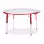 Picture of Berries® Round Activity Table - 42" Diameter, E-height - Gray/Red/Red