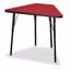 Picture of Berries® Tall Trapezoid Desk - Red/Black/All Black