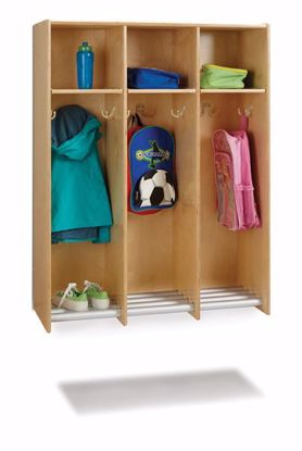 Picture of Jonti-Craft® 3 Section Hanging Locker - without Tubs