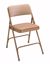 Picture of NPS® 1200 Series Premium Vinyl Upholstered Double Hinge Folding Chair, French Beige (Pack of 4)