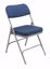 Picture of NPS® 3200 Series Premium 2" Fabric Upholstered Double Hinge Folding Chair, Regal Blue (Pack of 2)