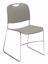 Picture of NPS® 8500 Series Ultra-Compact Plastic Stack Chair, Gunmetal