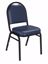 Picture of NPS® 9200 Series Premium Vinyl Upholstered Stack Chair, Midnight Blue Seat/ Black Sandtex Frame