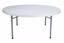 Picture of NPS® 71" Heavy Duty Round Folding Table, Speckled Grey