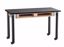 Picture of NPS® Height Adjustable Science Lab Table With Book Compartments and Caster Legs, 24" X 60", Chemical Resistant Top and Black Legs