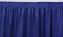 Picture of NPS® 8" Height 48" Length Stage Shirred Pleat Skirting, Navy