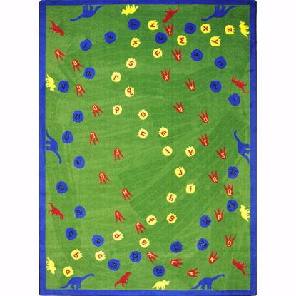 Picture of Dinosaur Walk - Multi  Color - 7'8" x 10'9"