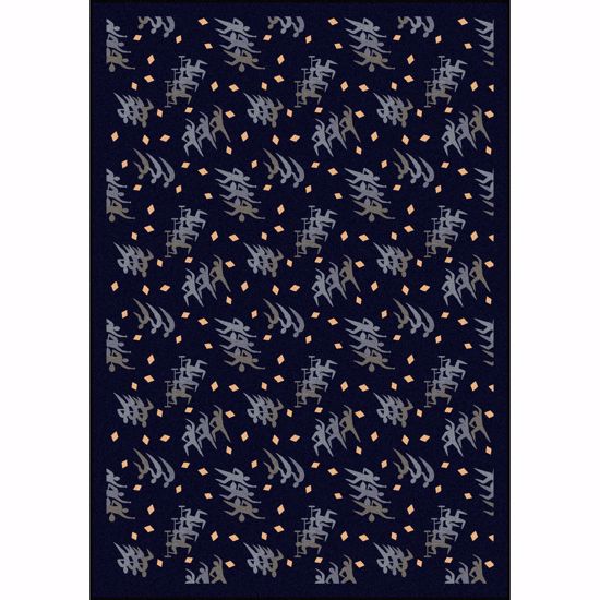 Picture of Fitness Zone - Navy - 3'10" x 5'4"