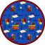 Picture of Read the Word - Multi Color - 7'7" Round