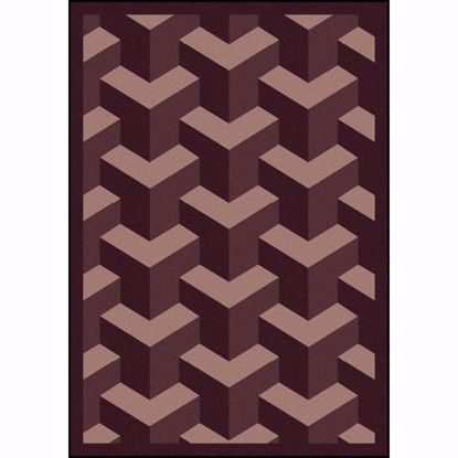 Picture of Rooftop - Plum - 3'10" x 5'4"
