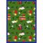 Picture of Bookworm (Spanish) - Green - Classroom Furniture >> Carpets