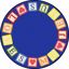 Picture of Blocks of Love - Multi  Color - 5'4" Round