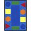 Picture of Sitting Shapes - Multi Color - 5'4" x 7'8"