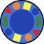Picture of Sitting Shapes - Multi Color - 7'7" Round