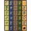 Picture of Any Day Alphabet - Earthtone - 5'4" x 7'8"