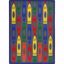 Picture of Jumbo Crayons - Rainbow - 3'10" x 5'4"