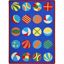 Picture of Have a Ball - Multi Color - 5'4" x 7'8"