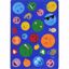 Picture of Shake 'Em Up Emojis - Multi Color - 7'8" x 10'9"