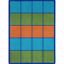 Picture of Squares to Spare - Multi Color - 7'8" x 10'9"
