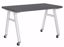 Picture of A-Frame Table, Mobile, Metal Frame, Frame Color-White , 30in High  x 48in Wide x 42in Deep, 0.75 Phenolic Top