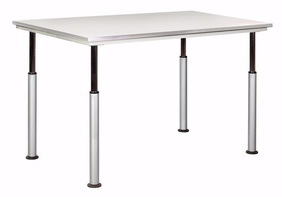 Picture of ADJUSTABLE LEG TABLE W/GREY GLACE TOP