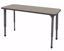 Picture of Apex Desk 20" x 54" Rectangle Pewter Mesh / Gray Edge / Gray Leg