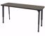Picture of Apex Desk 20" x 60" Rectangle Boardwalk Oak / Black Edge / Black Leg