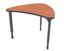 Picture of Apex Desk 21" x 38" Large Chevron Wild Cherry / Gray Edge / Gray Leg