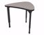Picture of Apex Desk 25" x 31" Small Chevron Gray Nebula  / Black Edge / Black Leg